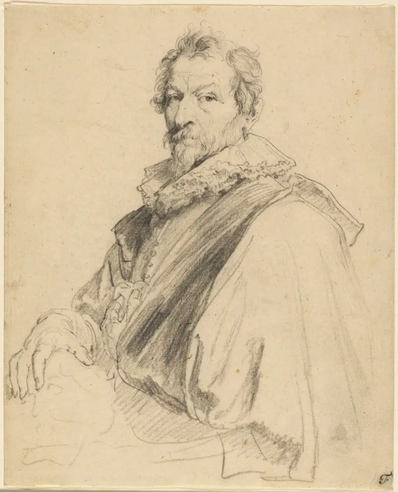 Porträtt av Hendrick van Balen av Anthony van Dyck