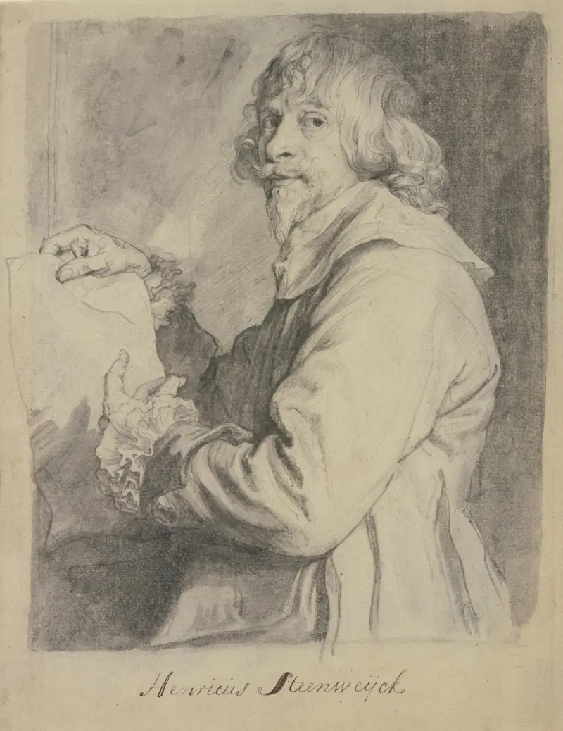 Porträtt av Hendrick van Steenwyck den yngre av Anthony van Dyck