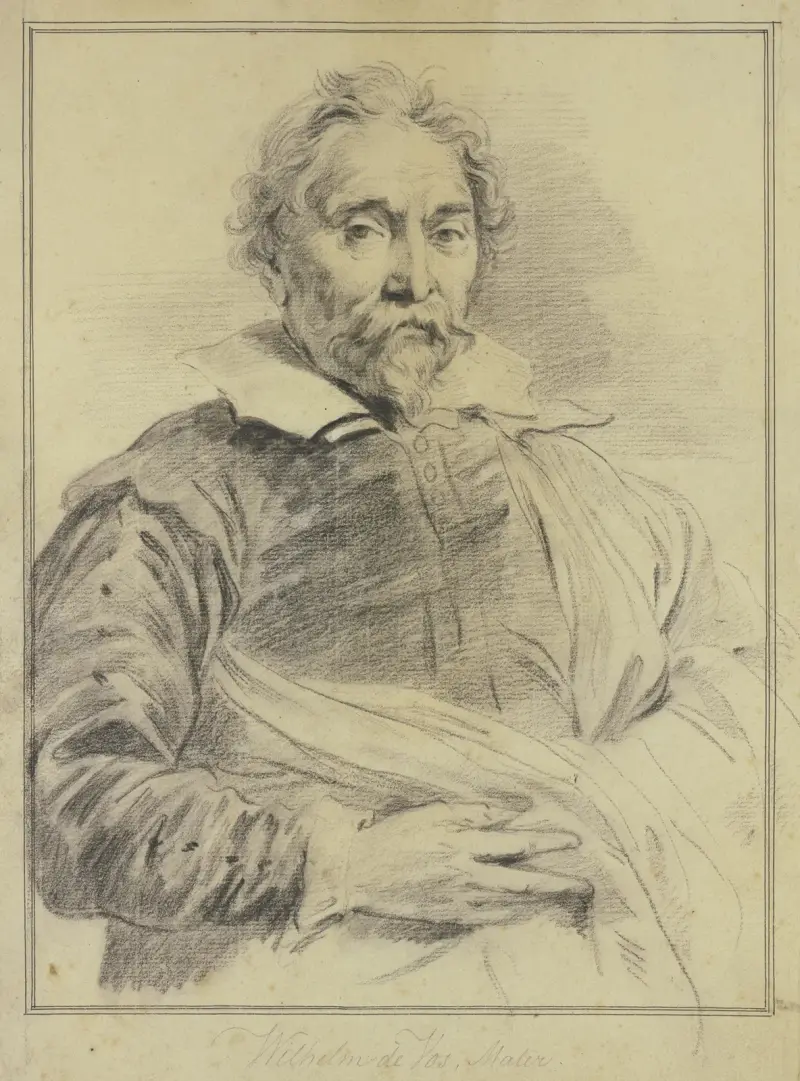 Porträtt av Wilhelm de Vos av Anthony van Dyck