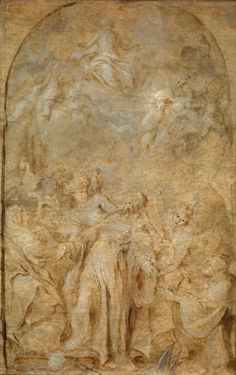 Svatý Augustin v extázi, Anthony van Dyck