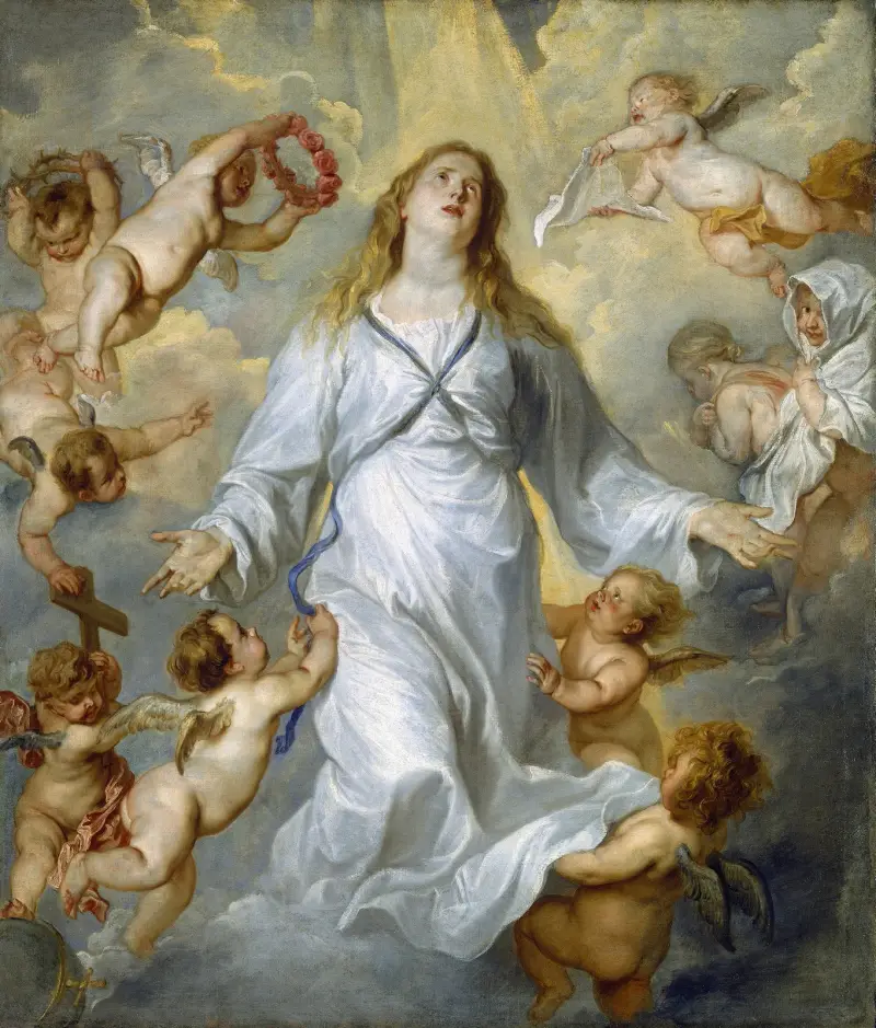 Panna Maria jako přímluvkyně, Anthony van Dyck