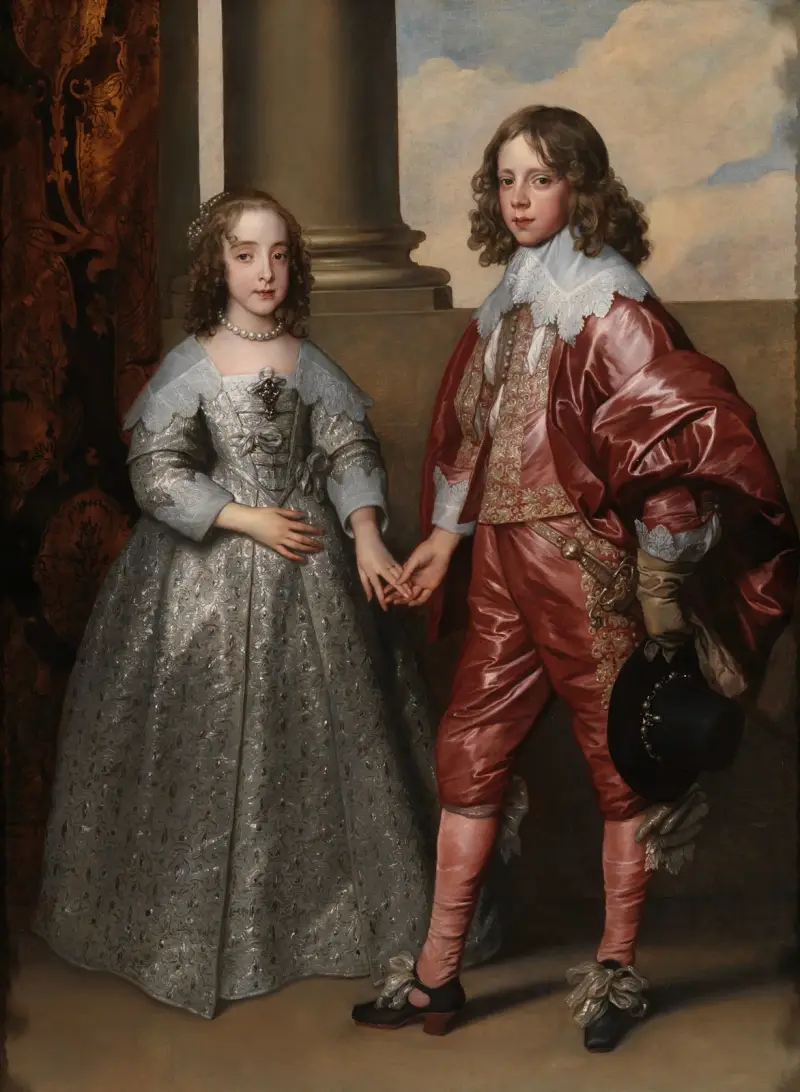 Wilhelm II, książę Orański, i jego narzeczona Maria Stuart, Anthony van Dyck