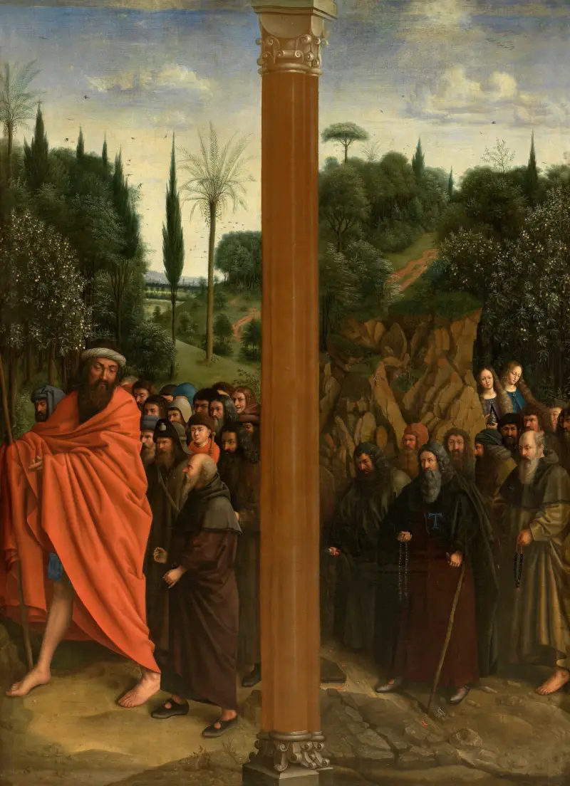 Holy Hermits and Holy Pilgrims av Jan van Eyck
