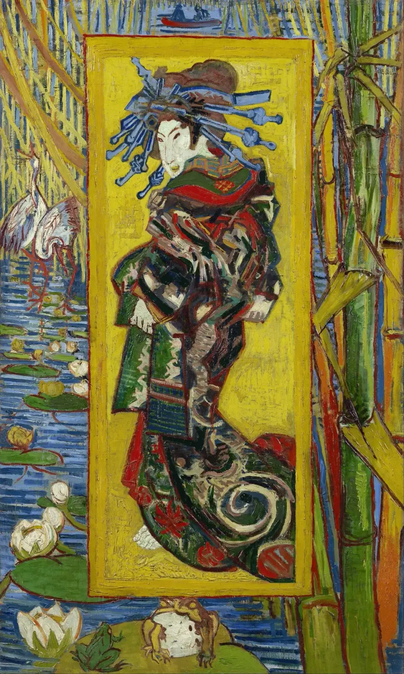Kurtisane – nach Eisen von Vincent van Gogh