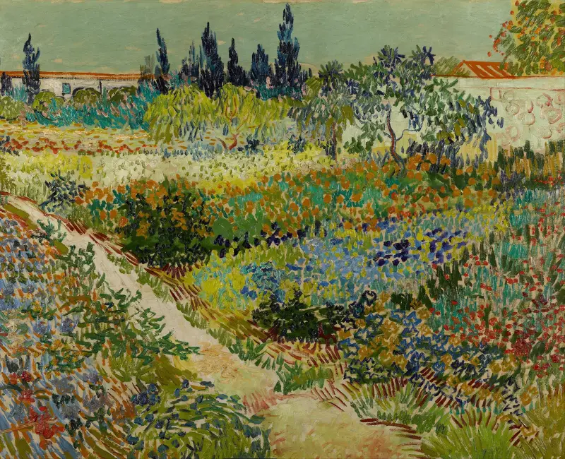 Zahrada v Arles, Vincent van Gogh