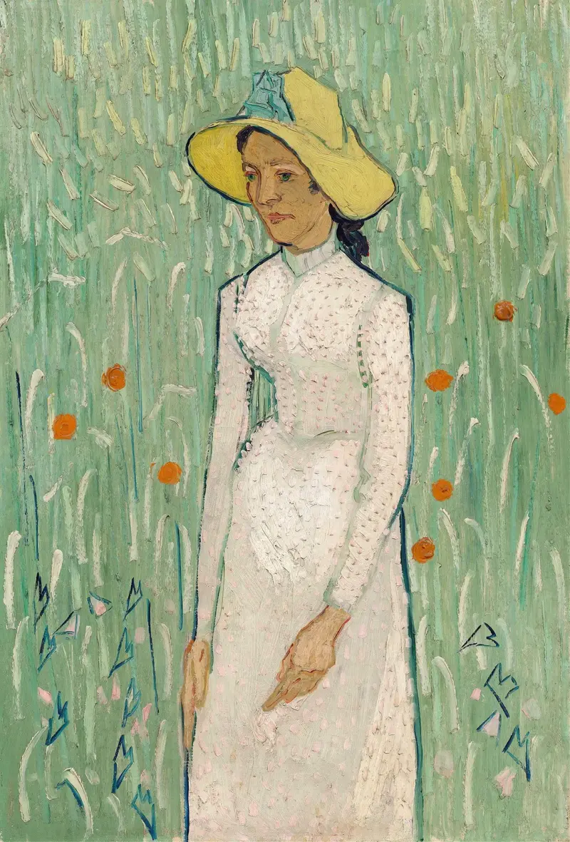Mädchen in Weiß von Vincent van Gogh