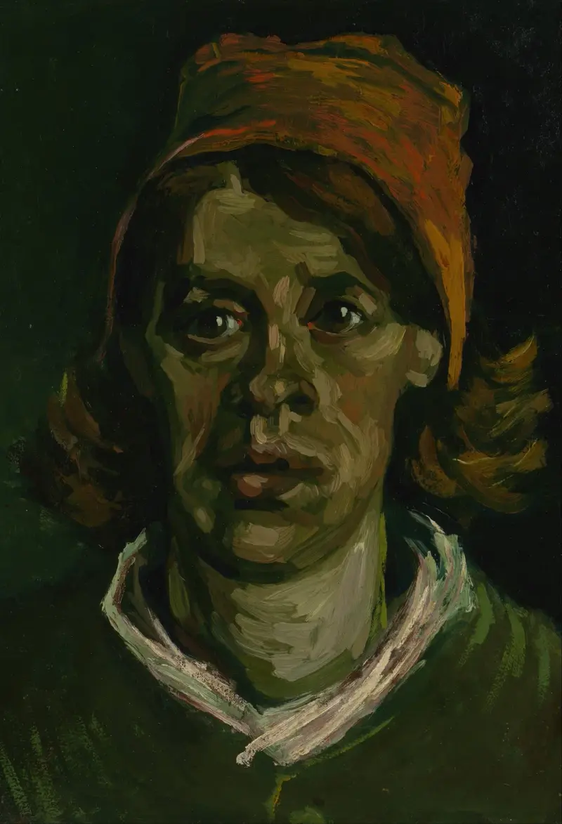 Kvinnehuvud av Vincent van Gogh