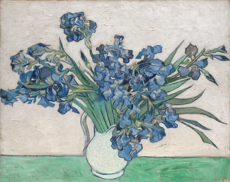 Irises, 1890 – nr 1 av Vincent van Gogh