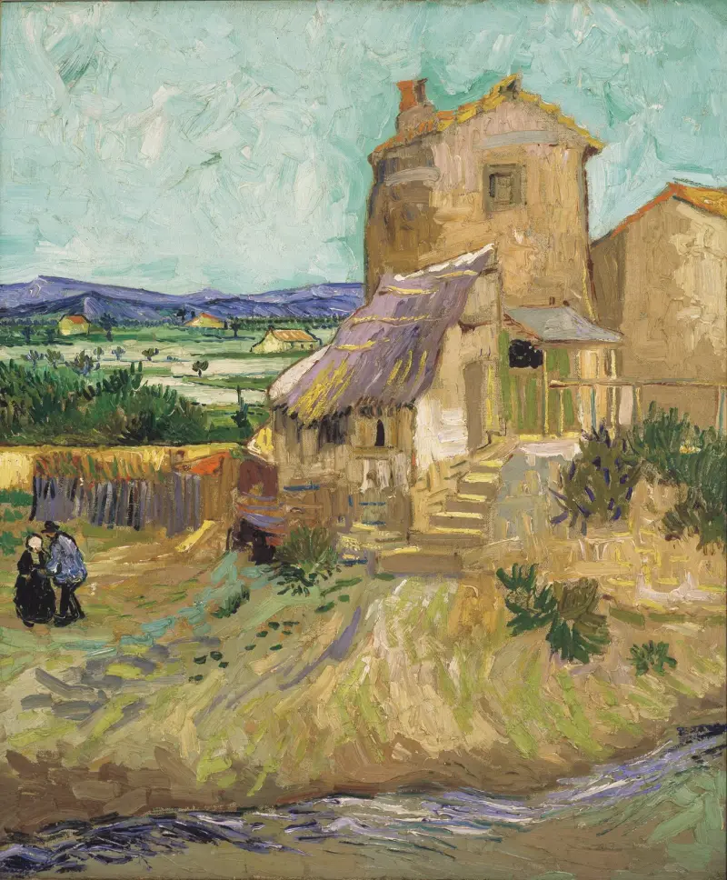 La maison de La Crau (The Old Mill), 1888 – nr 1 av Vincent van Gogh
