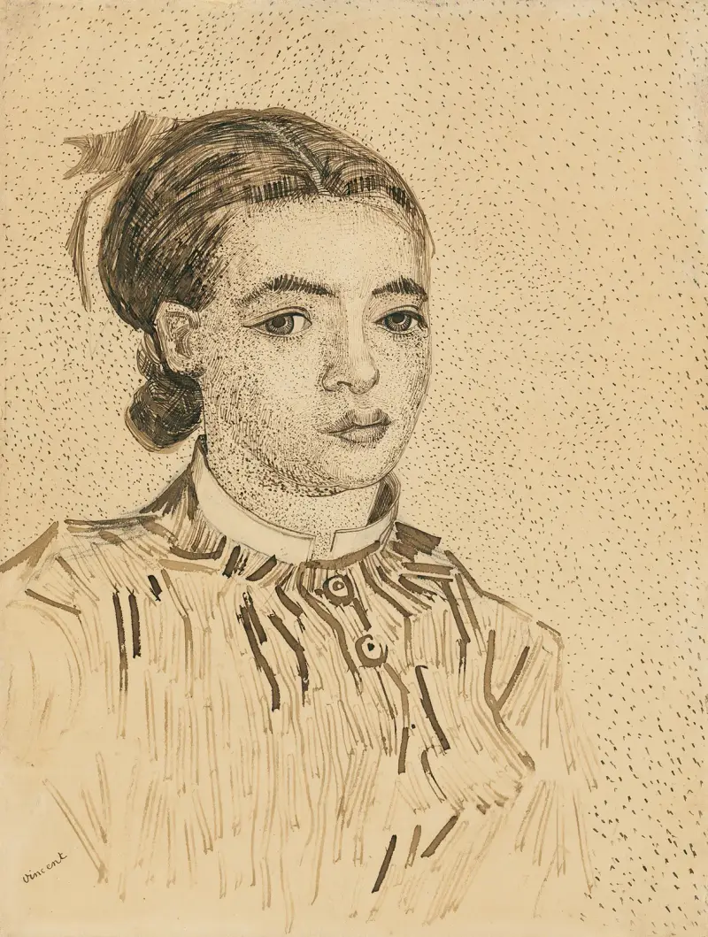 La Mousmé, 1888 – nr 2 av Vincent van Gogh