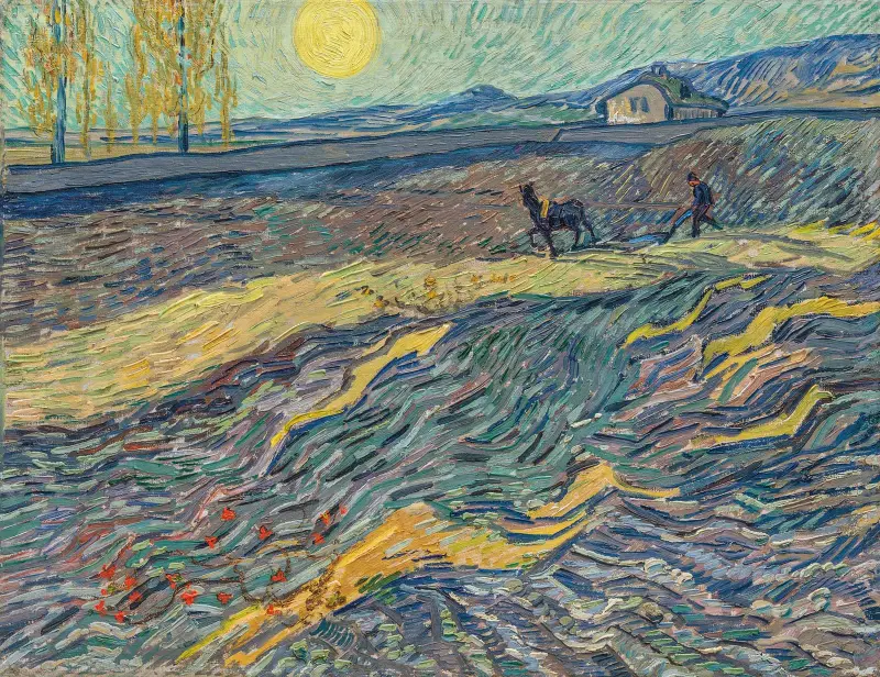 Oráč na poli, Vincent van Gogh