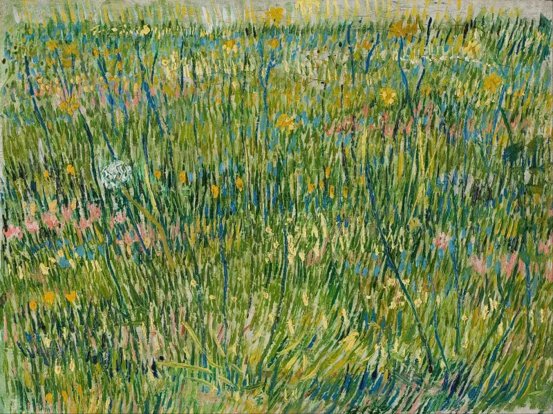 Patch of grass av Vincent van Gogh
