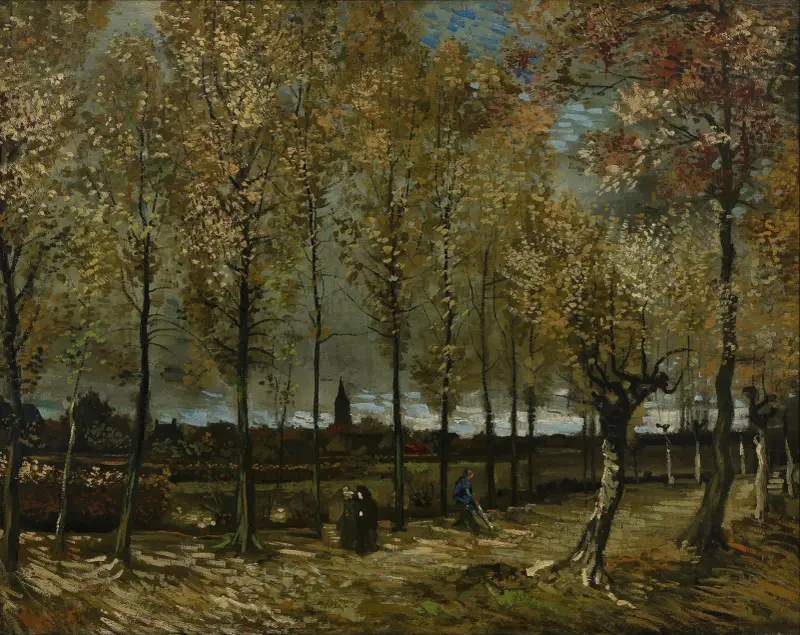 Topole pod Nuenen, Vincent van Gogh
