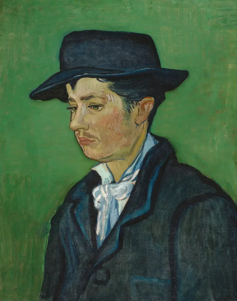 Porträtt av Armand Roulin, 1888 – nr 1 av Vincent van Gogh