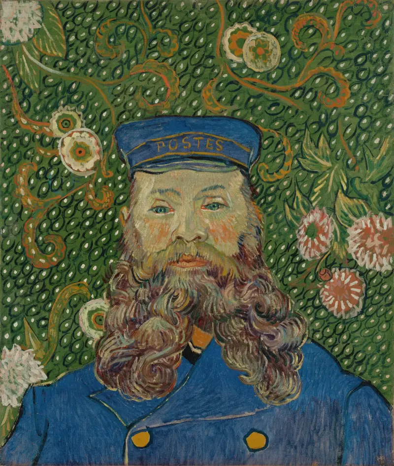 Portrait of Joseph Roulin, 1889 av Vincent van Gogh