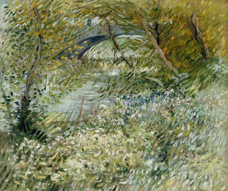 Flussufer im Frühling von Vincent van Gogh