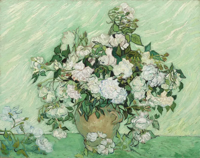 Roses, 1890 – nr 1 av Vincent van Gogh
