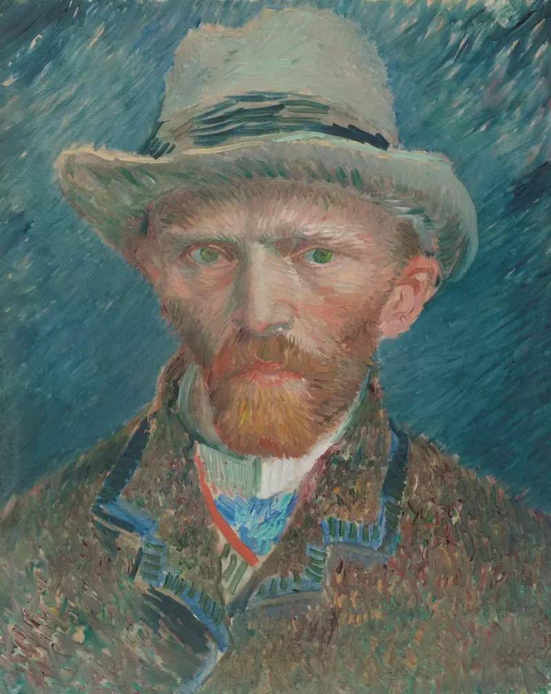 Self-portrait, 1887 – nr 2 av Vincent van Gogh