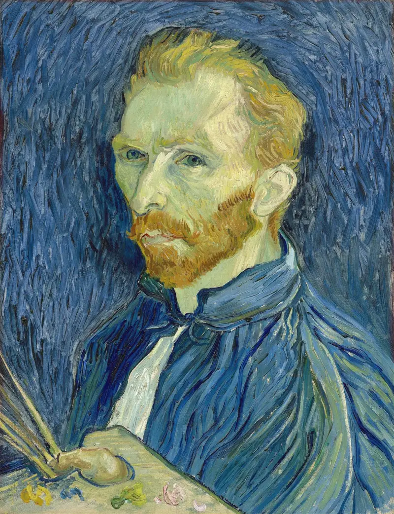 Selbstbildnis, 1889 von Vincent van Gogh
