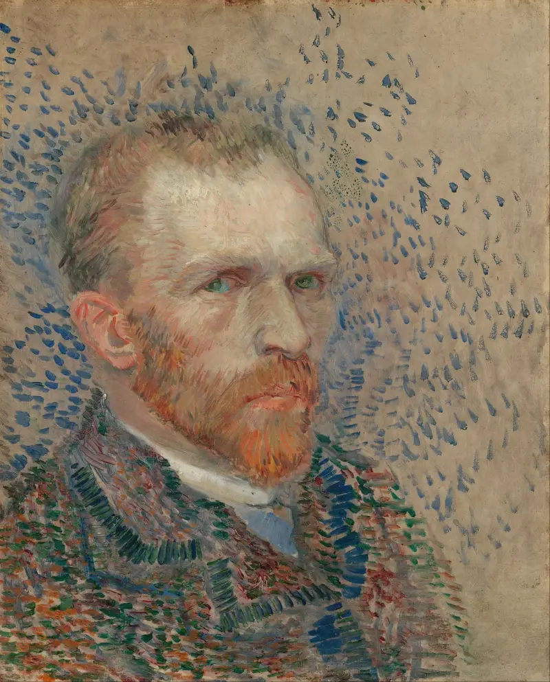 Self-portrait, 1887 – nr 4 av Vincent van Gogh