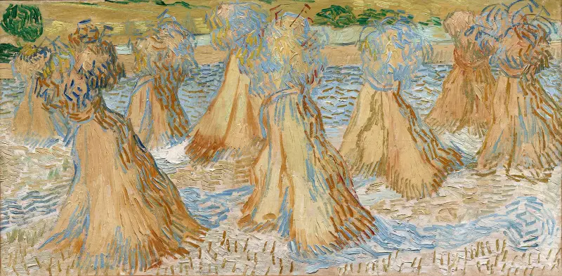 Pšeničné snopy, Vincent van Gogh
