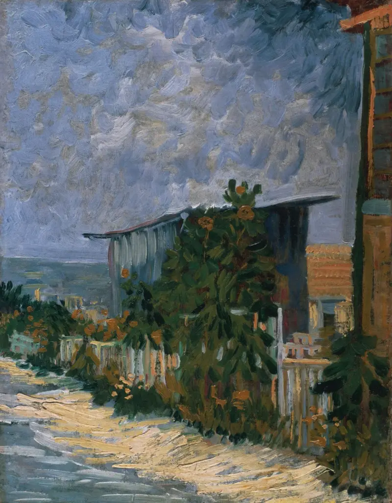Skydd på Montmartre av Vincent van Gogh