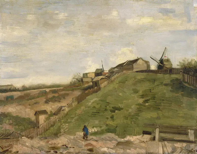 Der Hügel von Montmartre mit Steinbruch, 1886 – Nr. 1 von Vincent van Gogh