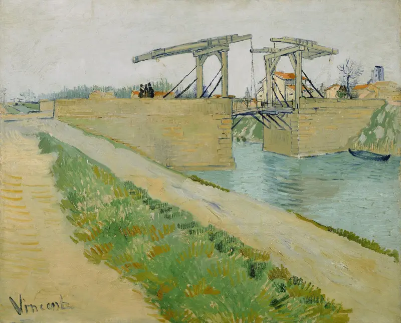 The Langlois bridge, 1888 – nr 2 av Vincent van Gogh