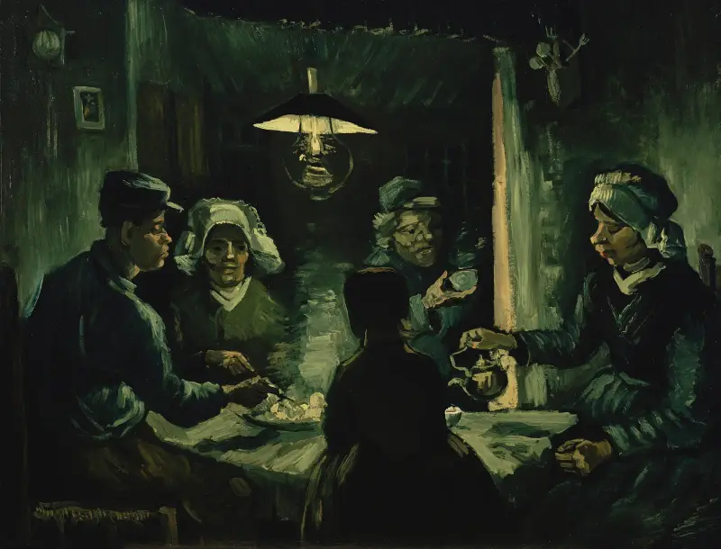 Potatisätarna av Vincent van Gogh