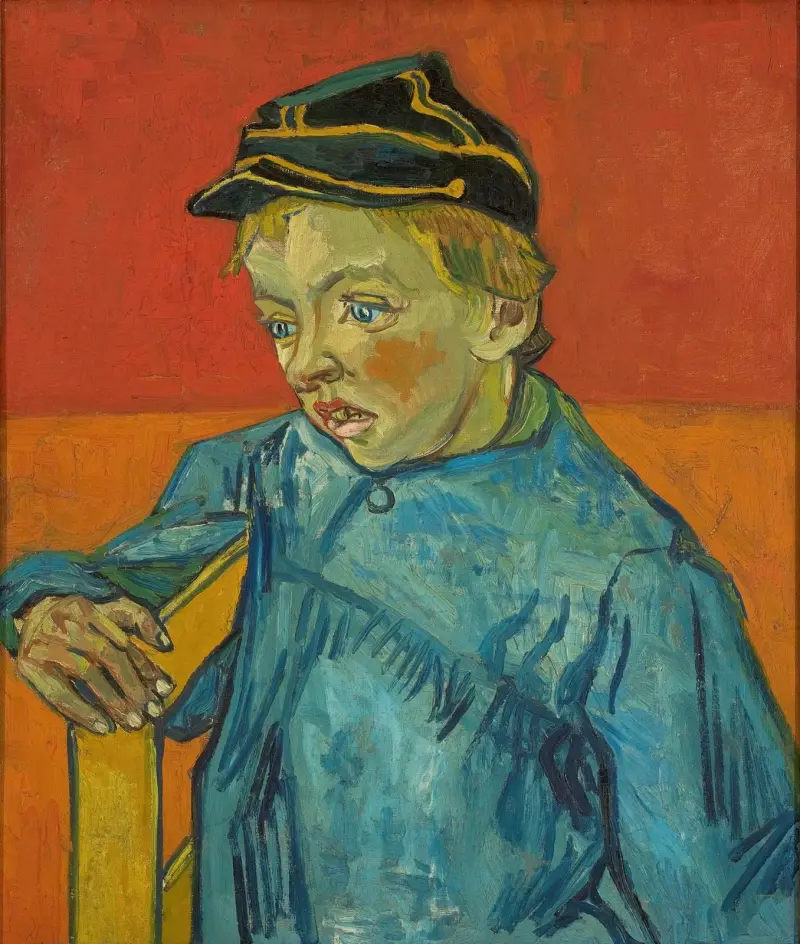 Der Schuljunge (Camille Roulin) von Vincent van Gogh