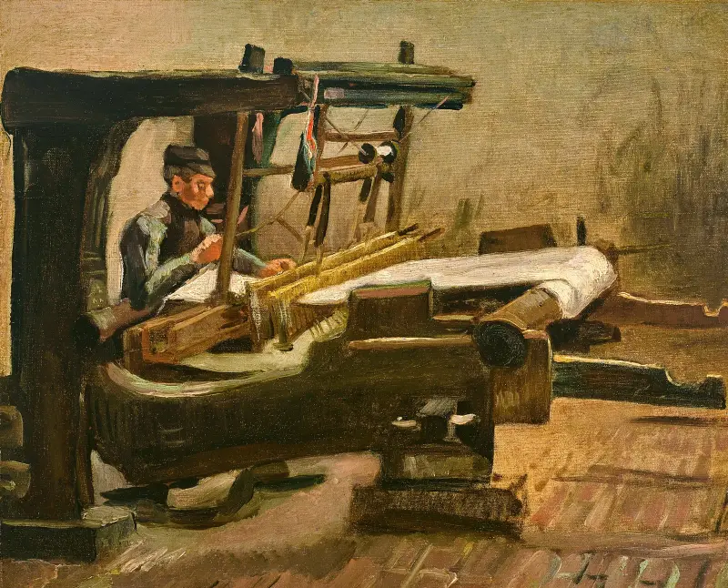 Vävare vänd åt höger av Vincent van Gogh