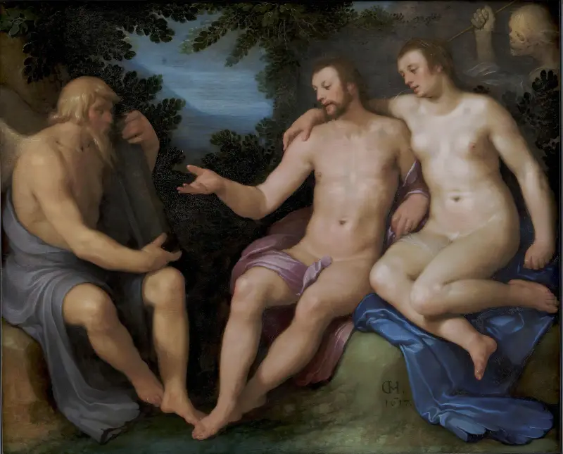 Allegori över livets korthet av Cornelis Cornelisz Van Haarlem
