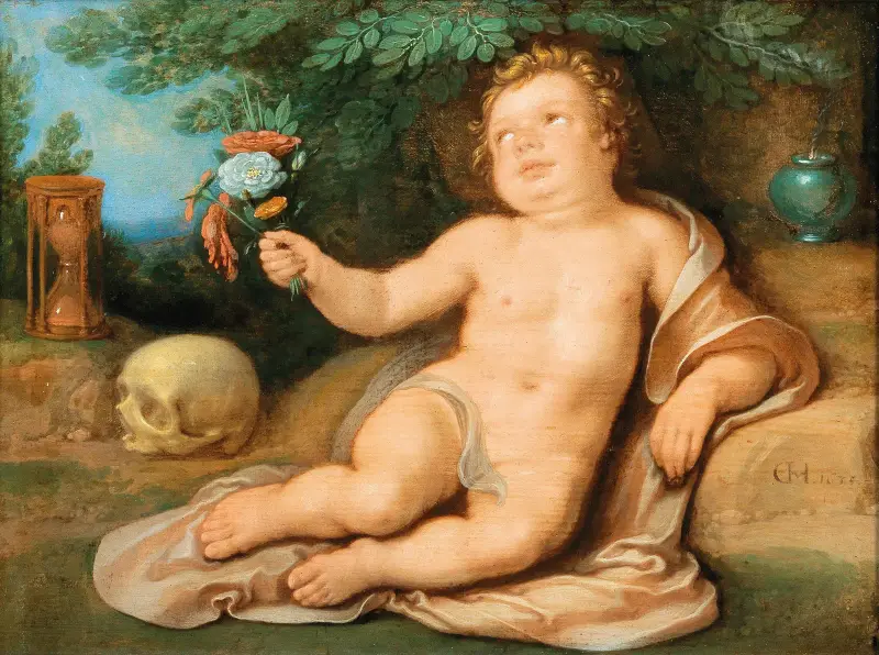 Vanitasallegori av Cornelis Cornelisz Van Haarlem
