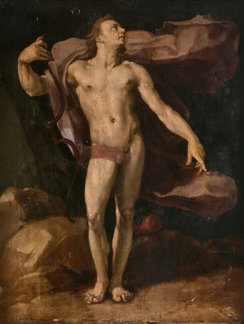 Apollon av Cornelis Cornelisz Van Haarlem