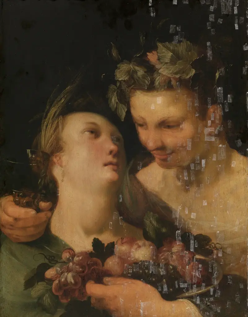 Ceres and Bacchus av Cornelis Cornelisz Van Haarlem