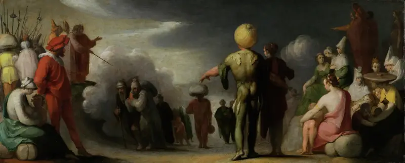 Israeliterna korsar Röda havet av Cornelis Cornelisz Van Haarlem