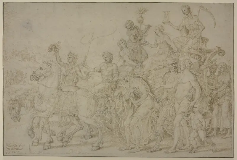 Der Triumph des Todes von Maarten Van Heemskerck