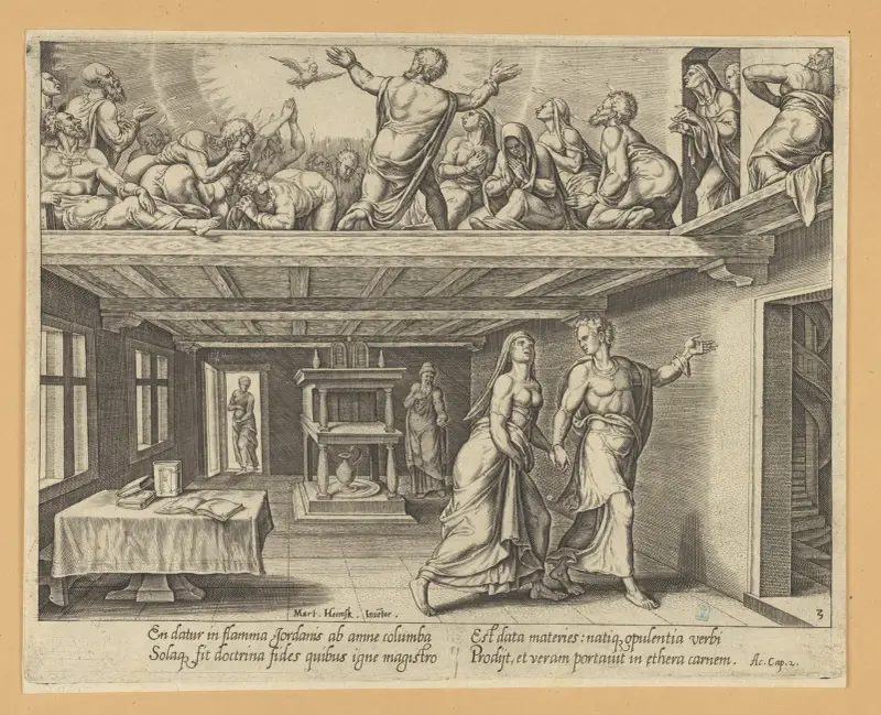 Zesłanie Ducha Świętego, Maarten Van Heemskerck