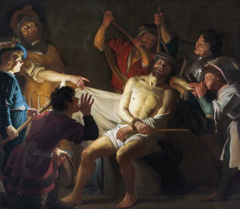 Christus mit der Dornenkrone, 1622 von Gerard van Honthorst