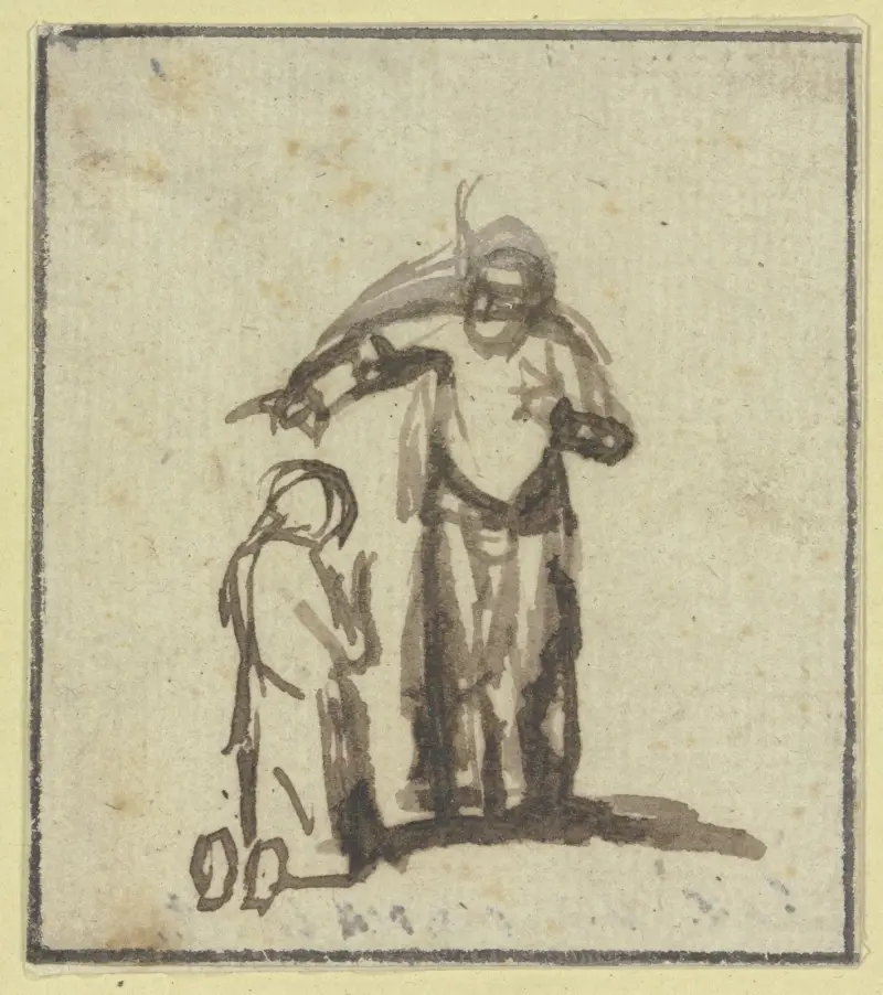 Samuel pomazává Davida, Samuel van Hoogstraten