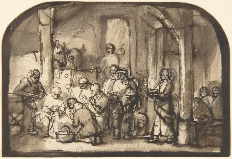 Herdarnas tillbedjan av Samuel van Hoogstraten