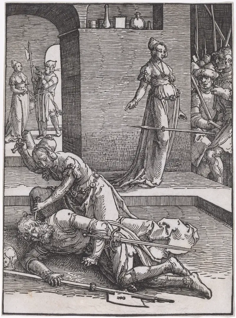 Jael Killing Sisera av Lucas Van Leyden