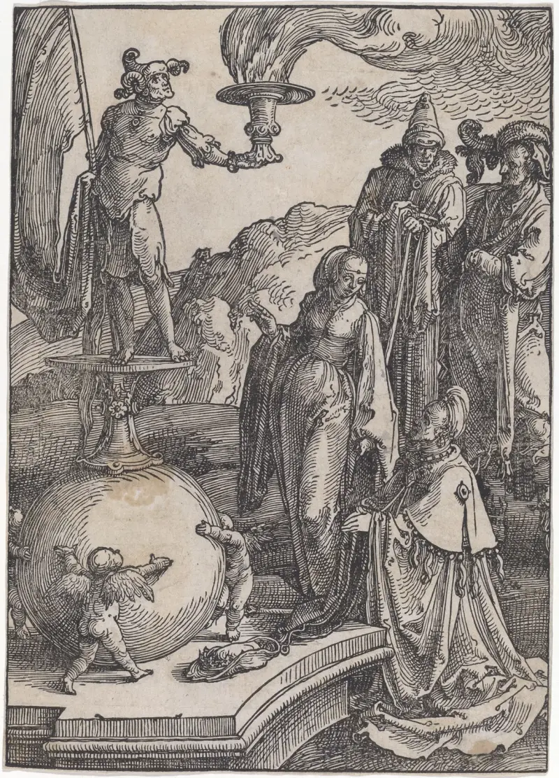 Solomon’s Idolatry, 1517 av Lucas Van Leyden