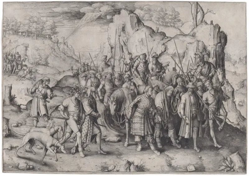 The Conversion of Saint Paul av Lucas Van Leyden