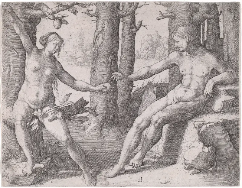 The Fall of Man, 1530 av Lucas Van Leyden