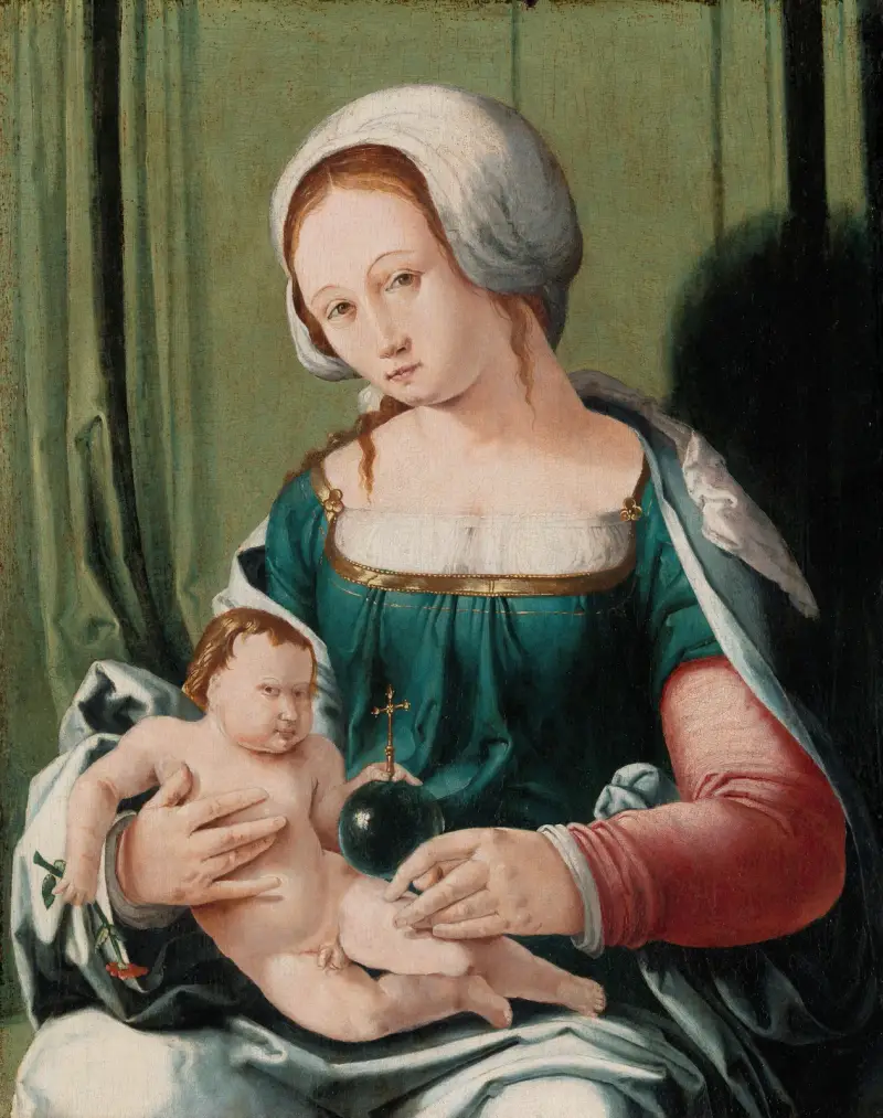 Virgin and Child av Lucas Van Leyden