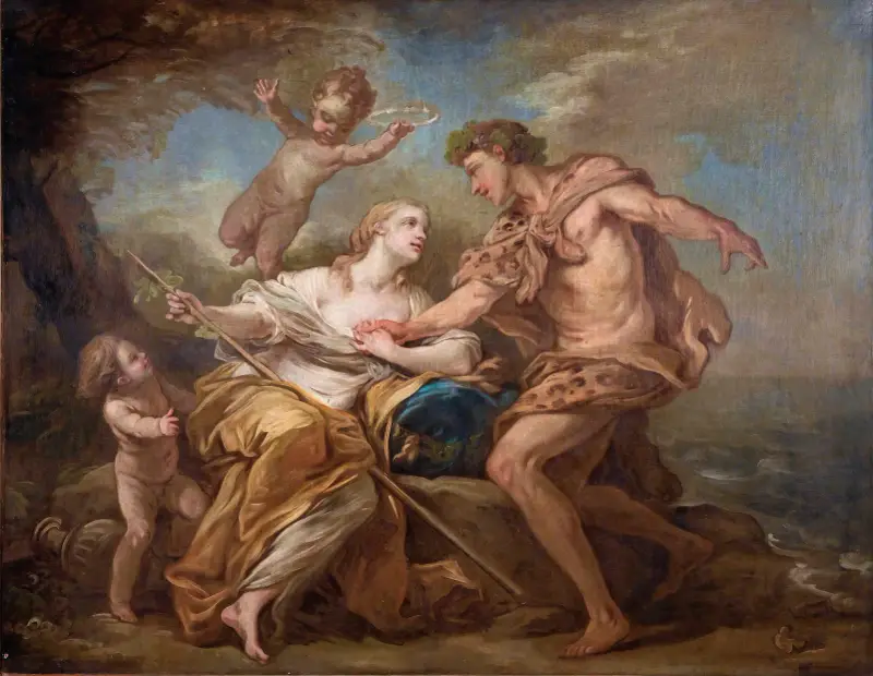 Bacchus And Ariadne av Charles-André van Loo