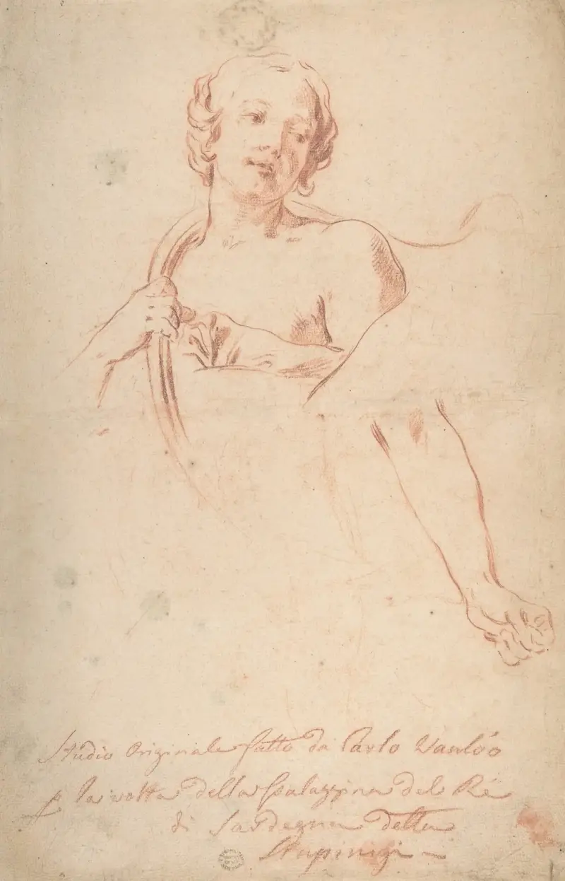 Huntress with a Horn av Charles-André van Loo