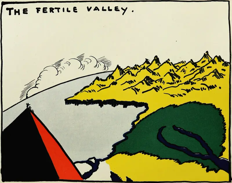 The fertile valley av Hendrik Willem Van Loon
