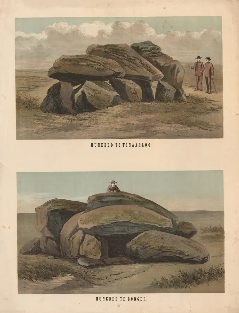 Ganggrab in Tinaarloo, Ganggrab in Borger von Hendrik Jan van Lummel